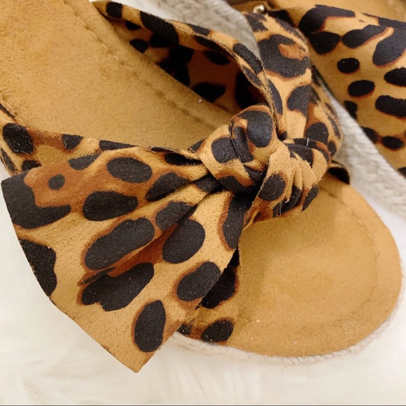 NEW Sami Platform Slip-Ons- in Leopard - Picture 6 of 7